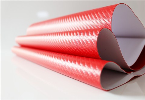 pvc網(wǎng)格底碳纖維皮革背膠